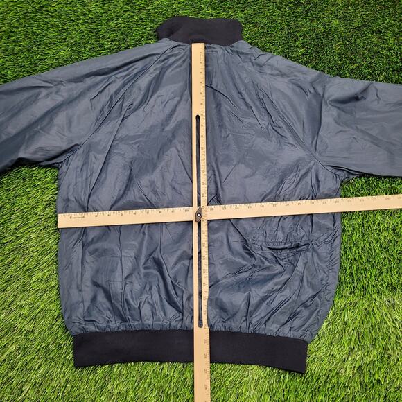 Vintage 90s Press-Box Windbreaker Large 22x26 USA - Picture 6 of 14